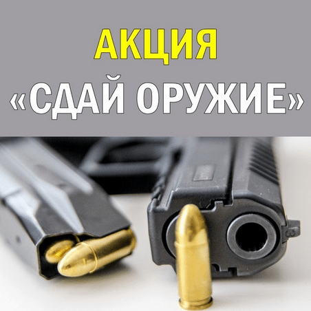 Сдай незаконное ружье — получи деньги!.