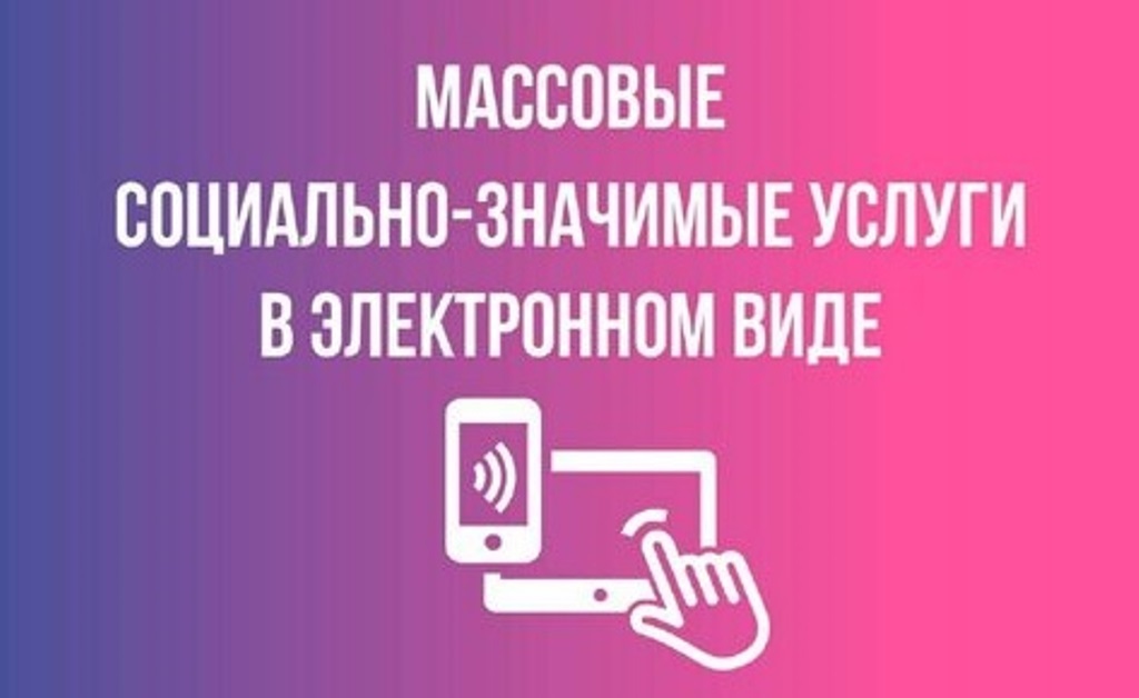 О возможностях получения массовых социально значимых услуг в электронном виде на едином портале государственных и муниципальных услуг.