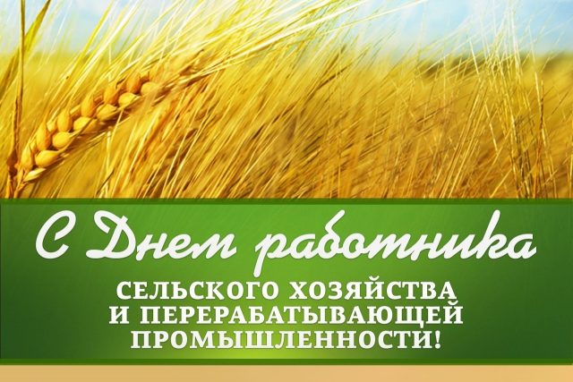 Дорогие труженики села и работники перерабатывающей промышленности, ветераны сельскохозяйственной отрасли!.