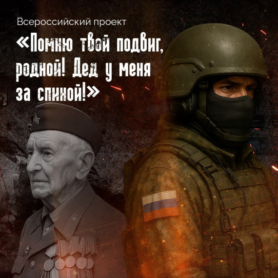 В Год защитника Отечества и 80-летия Победы в Великой Отечественной войне Комитет семей воинов Отечества (КСВО) дал старт проекту «Помню твой подвиг, родной! Дед у меня за спиной!».. В Год защитника Отечества и 80-летия Победы в Великой Отечественной войне Комитет семей воинов Отечества (КСВО) дал старт проекту «Помню твой подвиг, родной! Дед у меня за спиной!»..
